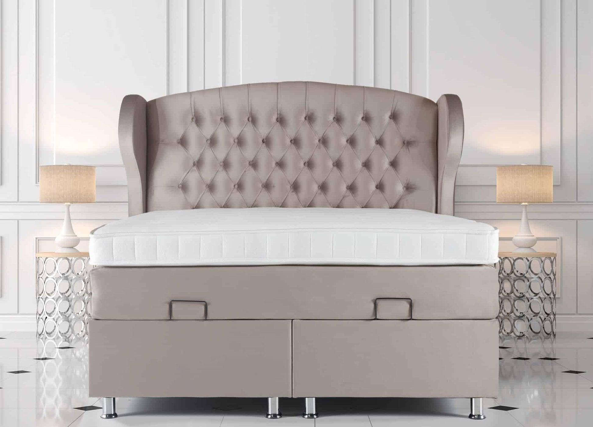 Roma med sengegavl