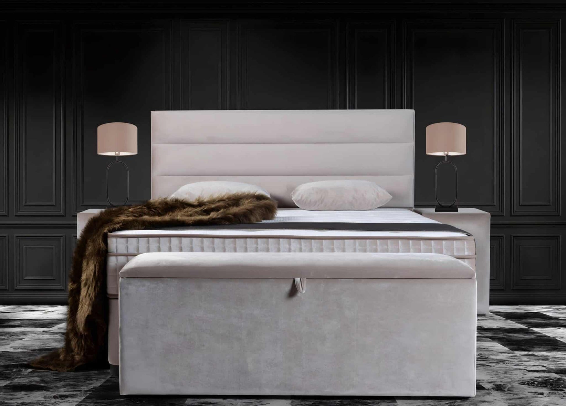 Stockholm med sengegavl