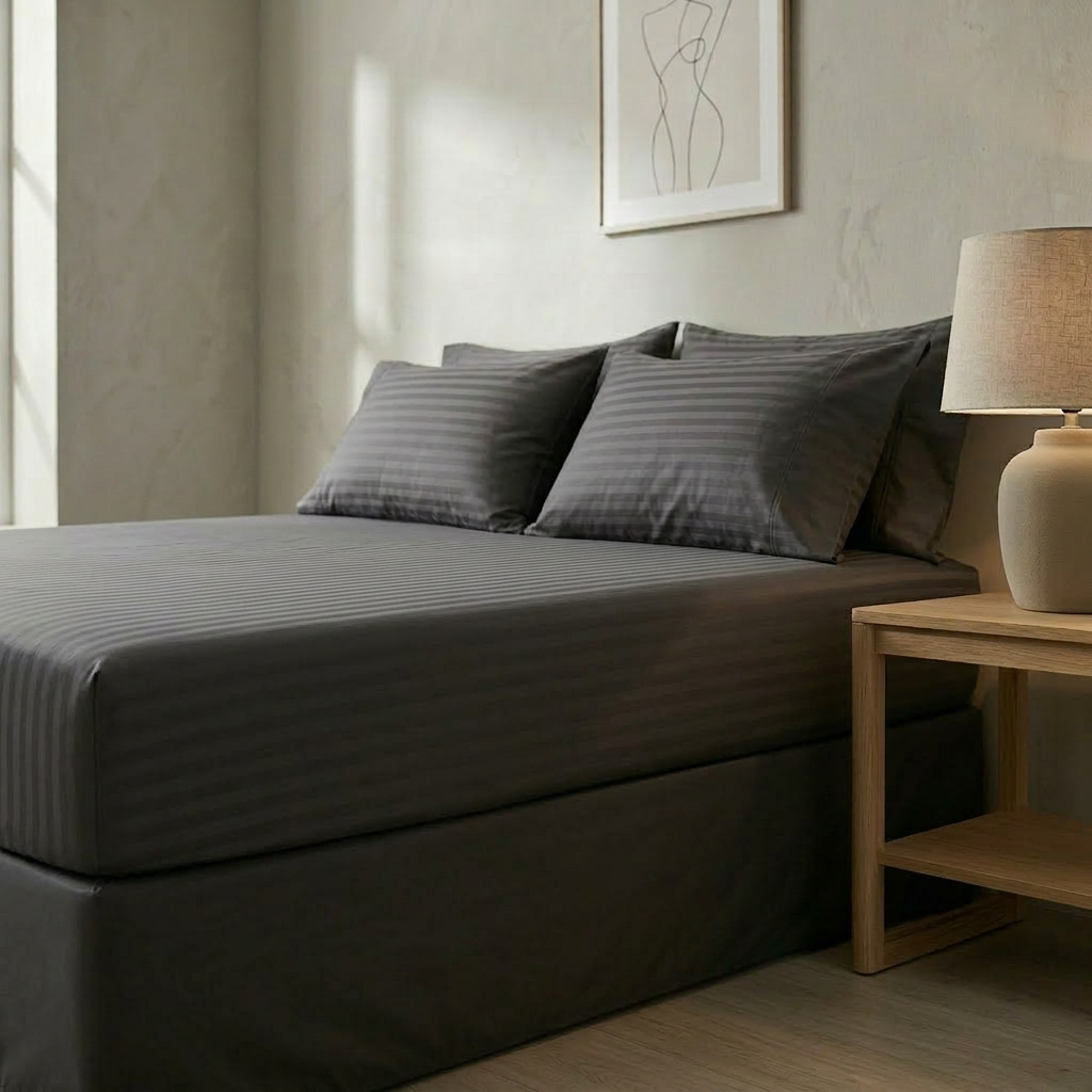 Kuvertlagen antrazit stripe