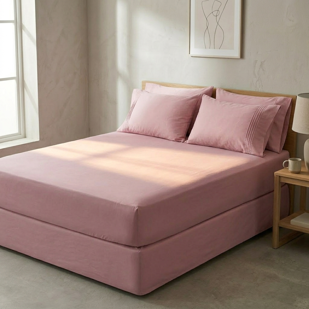 Faconlagen rosa plain