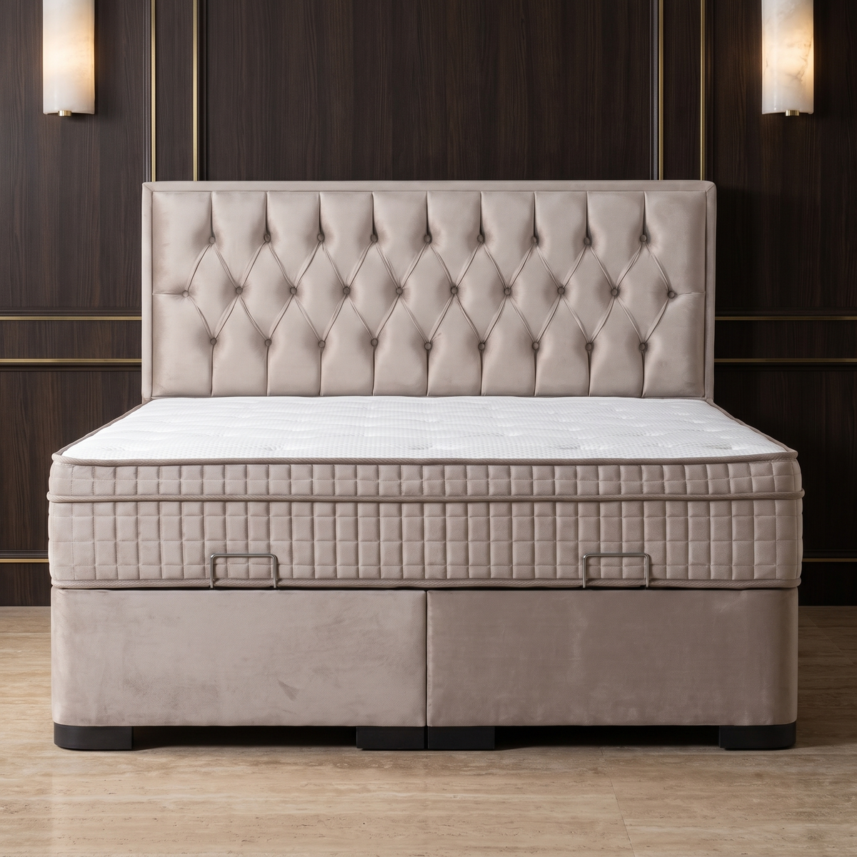 Kronholt seng Ren sideprofil